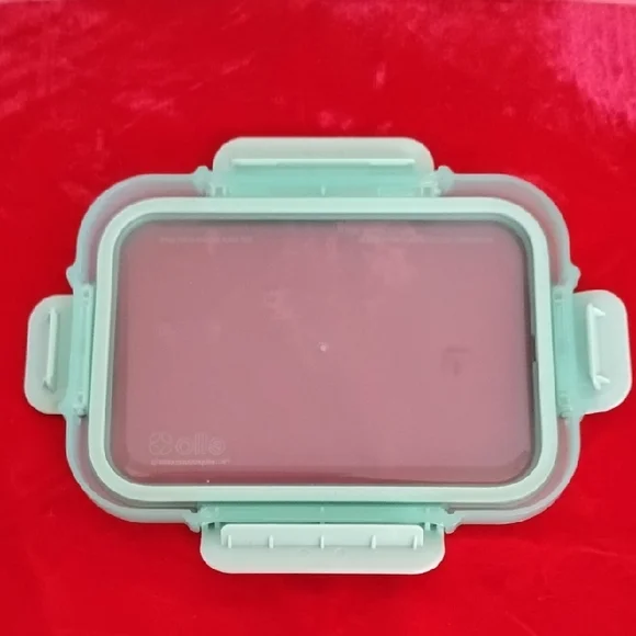 D- NWOT Ello Green Glass Storage Container - Picture 7 of 9